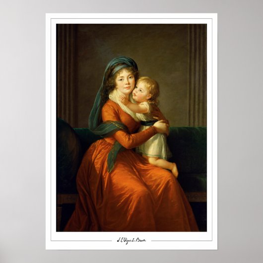 Élisabeth Vigée Le Brun Zedign Art Poster #10 (Voorkant)