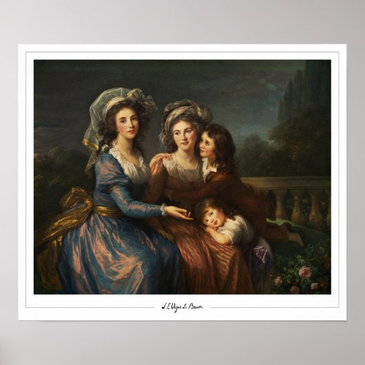 Élisabeth Vigée Le Brun Zedign Art Poster #11 (Voorkant)