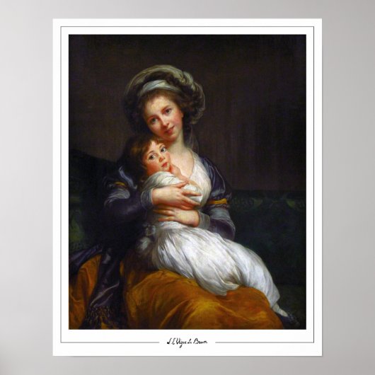Élisabeth Vigée Le Brun Zedign Art Poster #19 (Voorkant)