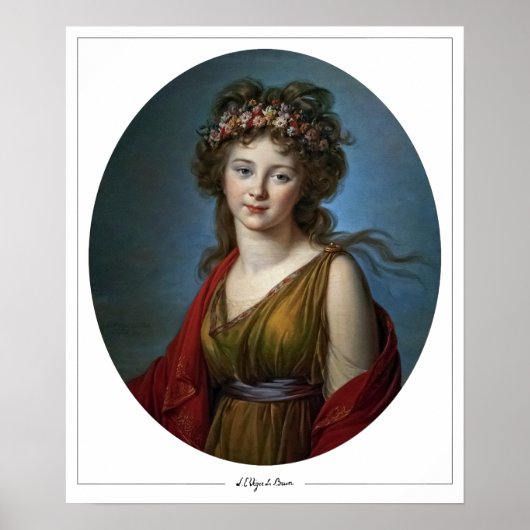 Élisabeth Vigée Le Brun Zedign Art Poster #198 (Voorkant)