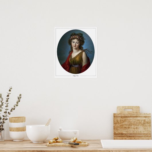 Élisabeth Vigée Le Brun Zedign Art Poster #198 (Keuken)