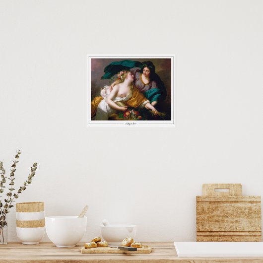 Élisabeth Vigée Le Brun Zedign Art Poster #223 (Keuken)