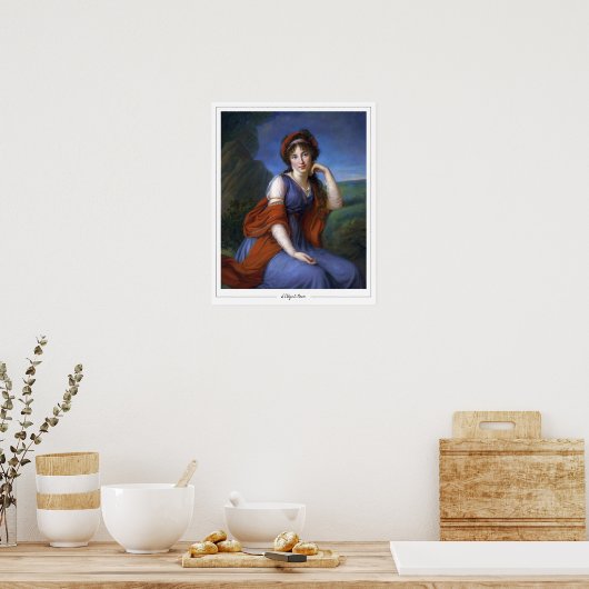 Élisabeth Vigée Le Brun Zedign Art Poster #257 (Keuken)