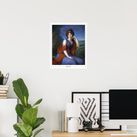 Élisabeth Vigée Le Brun Zedign Art Poster #257 (Thuiskantoor)