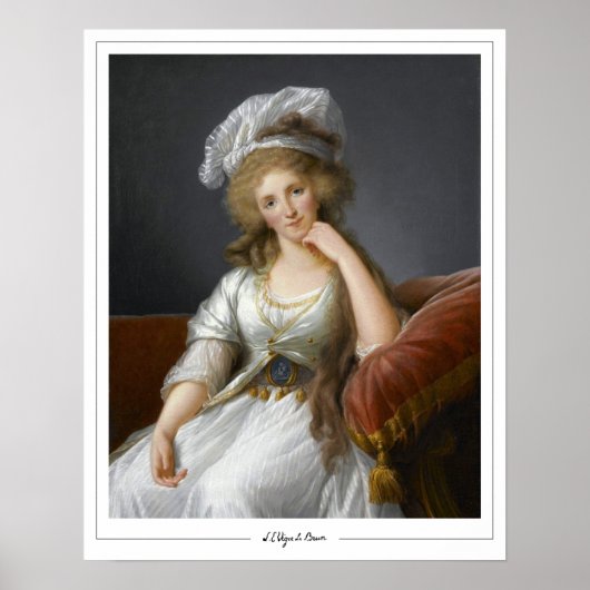 Élisabeth Vigée Le Brun Zedign Art Poster #282 (Voorkant)