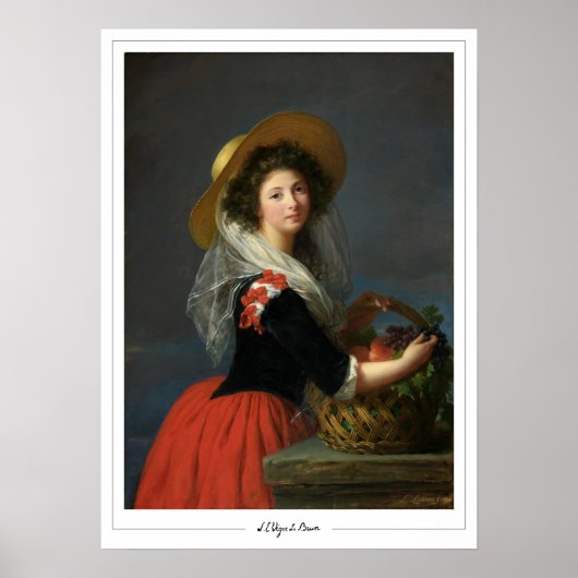 Élisabeth Vigée Le Brun Zedign Art Poster 5 (Voorkant)