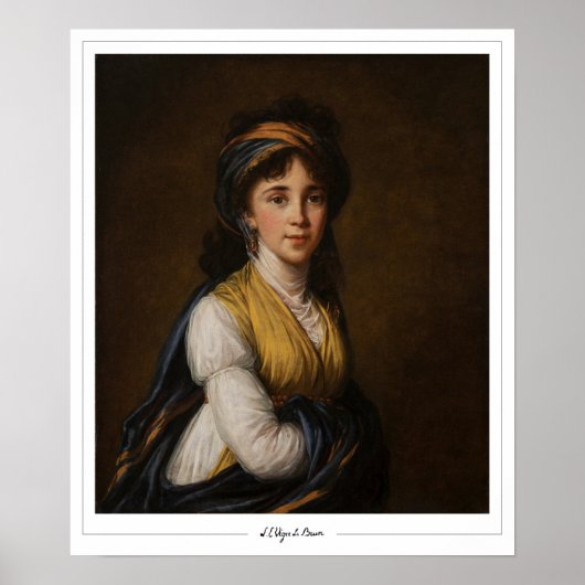 Élisabeth Vigée Le Brun Zedign Kunstposter #1 Poster (Voorkant)