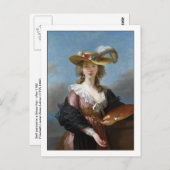Elisabeth Vigee Lebrun Fine Art Self Portret Briefkaart (Voorkant / Achterkant)