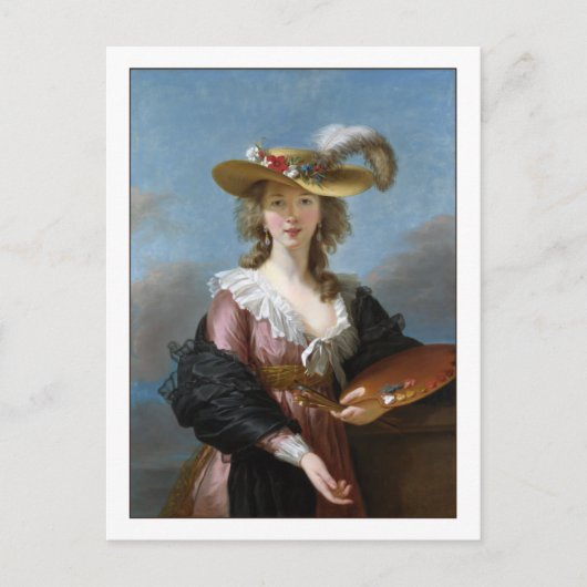 Elisabeth Vigee Lebrun Fine Art Self Portret Briefkaart (Voorkant)