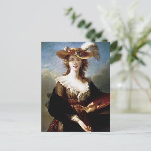 Elisabeth Vigee-Lebrun Self Portrait Briefkaart (Staand voorkant)