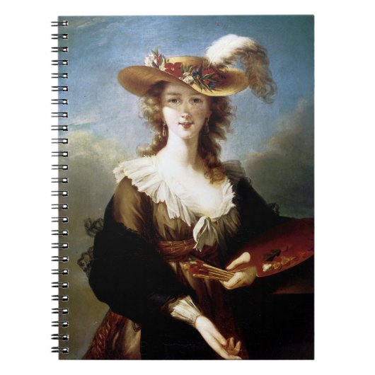 Elisabeth Vigee-Lebrun Self Portrait Notitieboek (Voorkant)