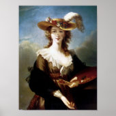 Elisabeth Vigee-Lebrun Self Portrait Poster (Voorkant)
