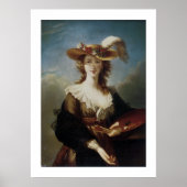Elisabeth Vigee-Lebrun Self Portrait Poster (Voorkant)