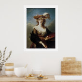 Elisabeth Vigee-Lebrun Self Portrait Poster (Keuken)