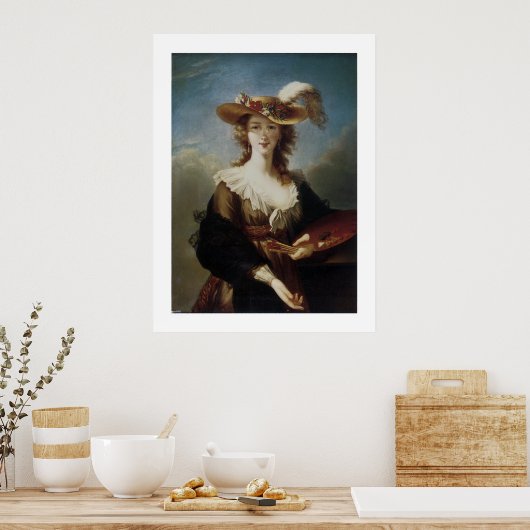 Elisabeth Vigee-Lebrun Self Portrait Poster (Keuken)