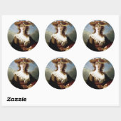 Elisabeth Vigee-Lebrun Self Portrait Ronde Sticker (Vel)