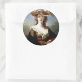Elisabeth Vigee-Lebrun Self Portrait Ronde Sticker (Tas)