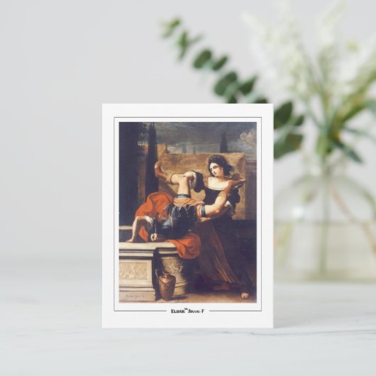 Elisabetta Sirani #1 - Briefkaart met fijne kunst (Staand voorkant)