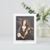 Elisabetta Sirani #6 - Briefkaart met fijne kunst (Staand voorkant)