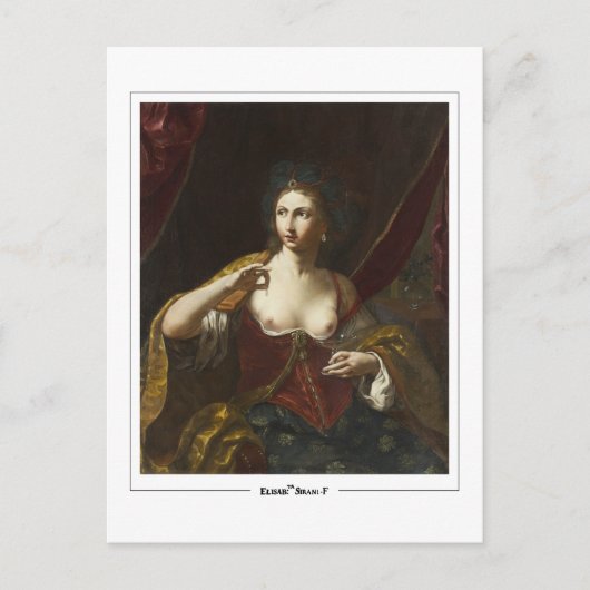 Elisabetta Sirani #7 - Kunstmatige Briefkaart (Voorkant)