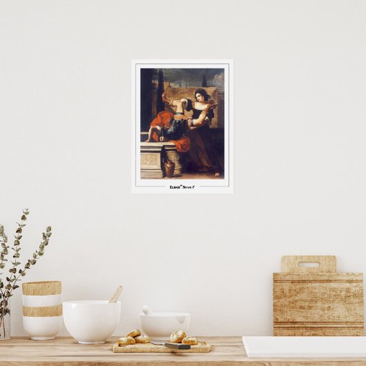 Elisabetta Sirani Zedign Art Poster #1 (Keuken)