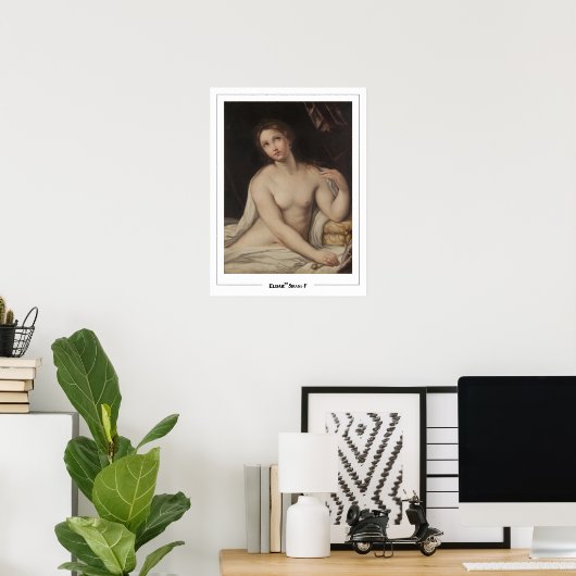 Elisabetta Sirani Zedign Art Poster #159 (Thuiskantoor)