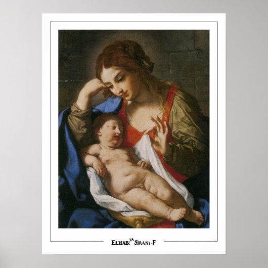 Elisabetta Sirani Zedign Art Poster 9 (Voorkant)