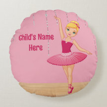 Elise Blonde Ballerina Ronde Worpkussen