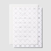 Elise Elegant Wedding Vellum Uitnodigingen (Offset (Uitnodiging))