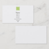 Elise - Green Visitekaartje (Voorkant / Achterkant)