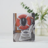 Elissa Sailing Vessel Briefkaart Galveston Texas (Staand voorkant)