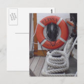 Elissa Sailing Vessel Briefkaart Galveston Texas (Voorkant / Achterkant)