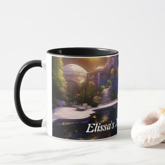 Elissa's Morning Brew Gepersonaliseerd Mok (Met donut)