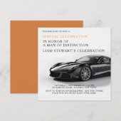 Elitaire Autoliefhebbersfeest Kaart (Voorkant / Achterkant)