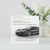 Elitaire Autoliefhebbersfeest Kaart (Staand voorkant)