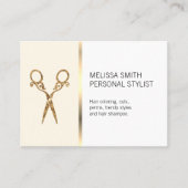 Elitaire Kapsalon Visitekaartje (Voorkant)