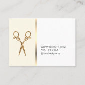 Elitaire Kapsalon Visitekaartje (Achterkant)