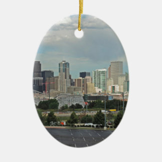 Elitch Gardens en het centrum Denver Colorado Sk Keramisch Ornament