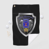 Elite 10th Mountain Division "Climb to Glory" Golfhanddoek (Insitu)