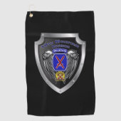 Elite 10th Mountain Division "Climb to Glory" Golfhanddoek (Voorkant)