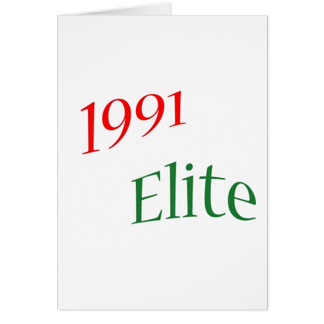 Elite 1991 (Voorkant)
