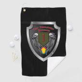 Elite 1e Infanteriedivisie "Big Red One" Golfhanddoek (Insitu)