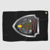 Elite 1e Infanteriedivisie "Big Red One" Golfhanddoek (Horizontaal)