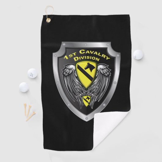 Elite 1st Cavalry Division "First Team" Golfhanddoek (Insitu)