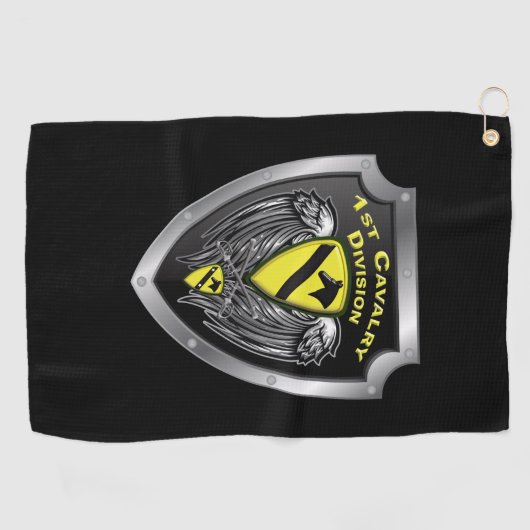 Elite 1st Cavalry Division "First Team" Golfhanddoek (Horizontaal)