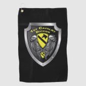 Elite 1st Cavalry Division "First Team" Golfhanddoek (Voorkant)