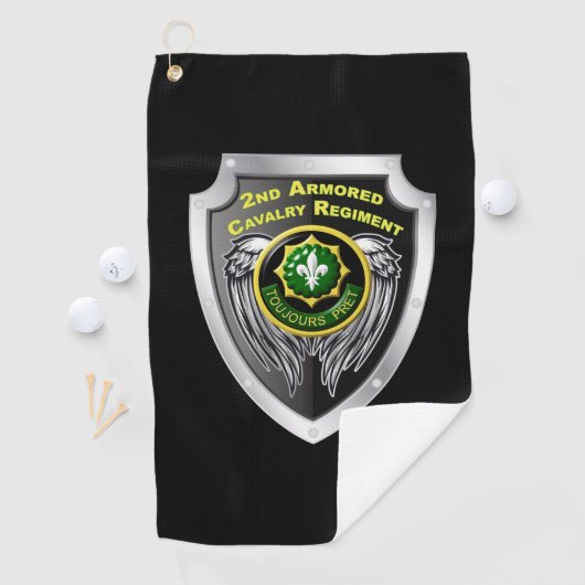 Elite 2e Armored Cavalry Regiment Golfhanddoek (Insitu)