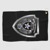 Elite 2e infanteriedivisie Indianhead Golfhanddoek (Horizontaal)