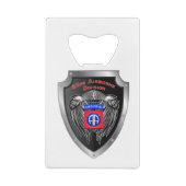 Elite 82e Airborne Division Creditkaart Flessenopener (Achterkant)