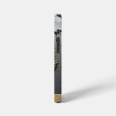 🦅 Elite Aangepaste Naam Adelaar Druppelende Vloei iPhone Hoesje (Linkerkant)
